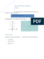 Aplicaciones de La Derivada