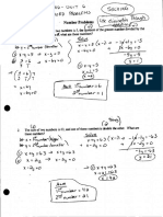 Word Problems Answer Key