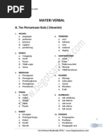 Soal Tes Potensi Akademik Dan Kunci Jawaban Pdf Guru Galeri