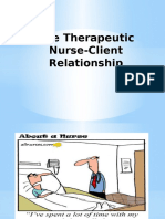 The Therapeutic Nurse-Client Relationship