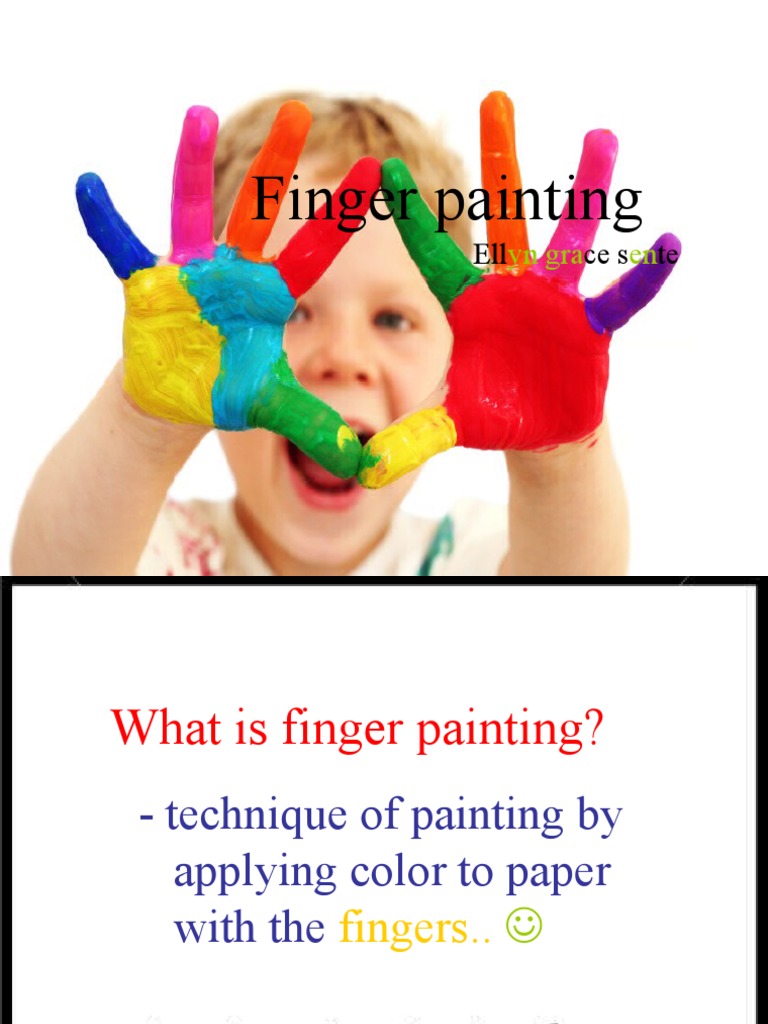 Finger Painting Techniques and Recipes | PDF | Paint | Food Ingredients