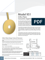 Model 951: Orifice Plates Concentric-Segmental-Eccentric