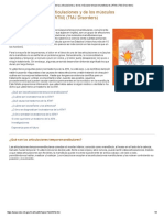 Los Trastornos de Las Articulaciones y de Los Músculos Temporomandibulares (ATM) (TMJ Disorders)