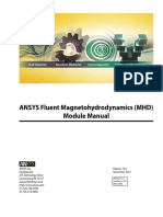 ANSYS Fluent Magnetohydrodynamics (MHD) Module Manual PDF