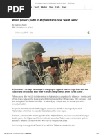 World Powers Jostle in Afghanistan's New 'Great Game' - BBC News