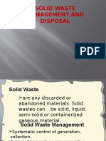Solid Waste Management and Disposal1