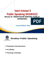 Inisiasi 5 Public Speaking