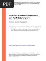 Antonio Carlos Dias Junior (2009). Conflito Social e Liberalismo Em Ralf Dahrendorf