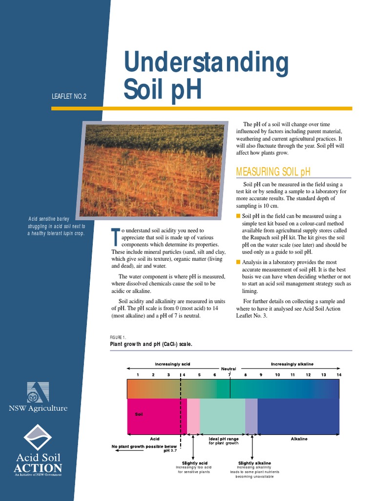 Soil PH PDF Ph Soil