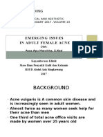 Journal Reading: Emerging Issues in Adult Female Acne