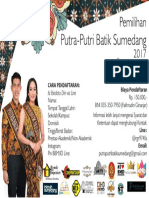 Poster Putra Putri Batik