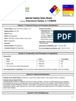 Ferric Ammonium Sulfate, 0.1 N MSDS: Section 1: Chemical Product and Company Identification