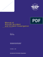 Manual of Aircraft Accident and Incident Investigation: Doc 9756 AN/965