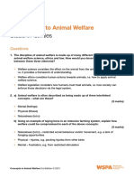 M1 SA Introduction To Animal Welfare PDF