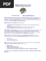 Download Middle School Career Tests by Mary Askew SN34829004 doc pdf