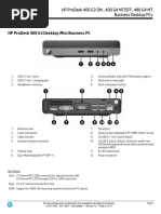 HP ProDesk 400 G3 Technical