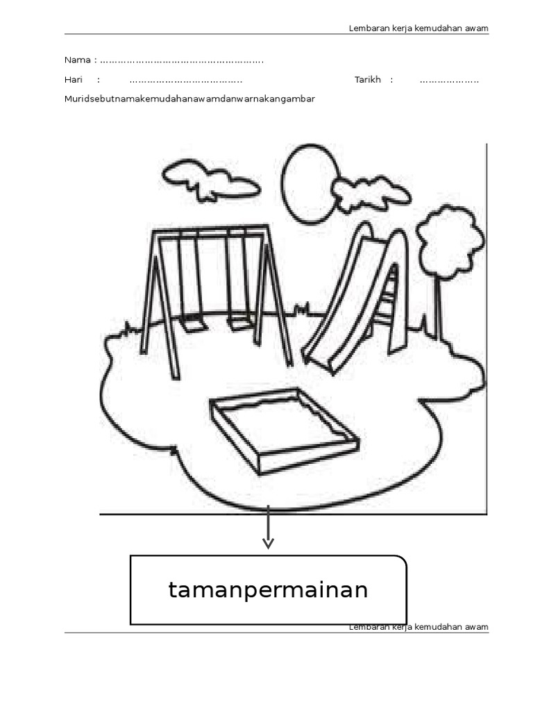 Lembaran Kerja Kemudahan Awam Prasekolah