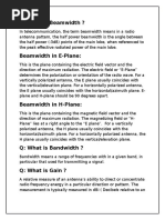 Beamwidth Definition