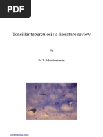 Download Tuberculosis Tonsil a literature review by Dr T Balasubramanian SN34830051 doc pdf