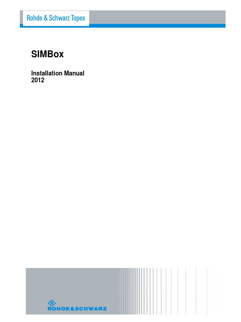 RST SIMBOX Installation RevC en | PDF | Secure Shell | Subscriber ...