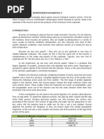 Effects of PH, Temperature and Concentration On Enzyme Pepsin