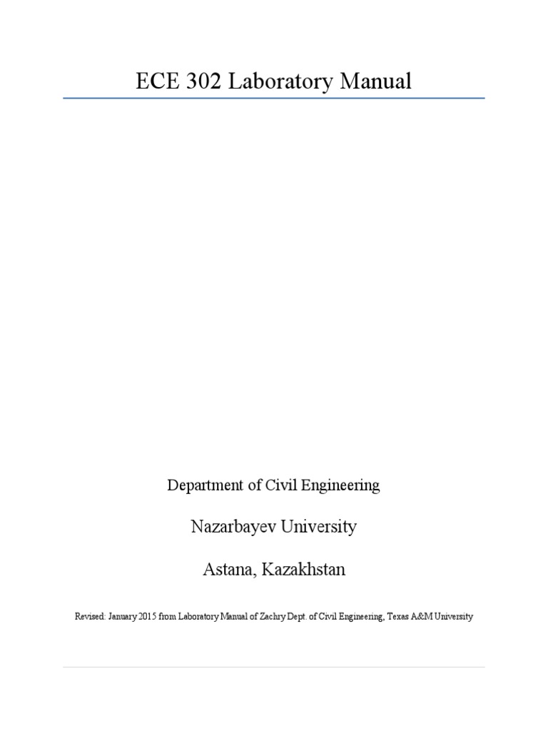 Lab Manual PDF Ellipsis Concrete
