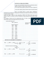 Calculo de Poblacion Futura