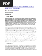 Download Peran Mahasiswa Dalam Pemberantasan Korupsi Di by elvy SN348316132 doc pdf