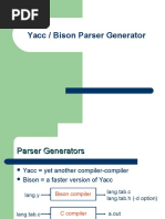 Yacc / Bison Parser Generator