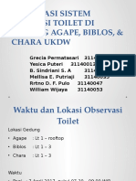 Sanitasi Toilet UKDW