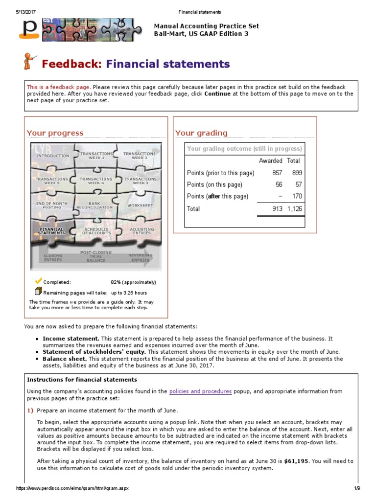 Financial Statements PDF | PDF | Expense | Revenue