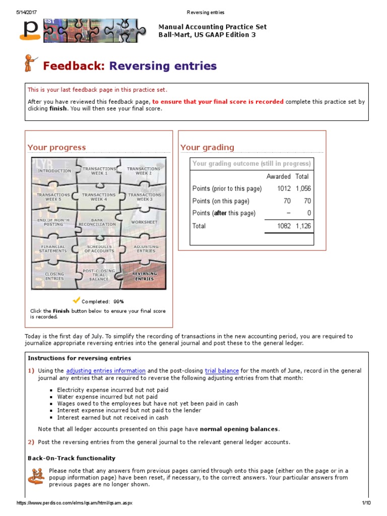 Reversing Entries pdf Debits And Credits Accounting