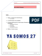 TEMA 3 La Organizaci+ N de La Uni+ N Europea - 1 - PUBLICA PDF
