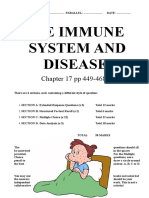 Questions Week 34 THE IMMUNE SYSTEM AND DISEASE