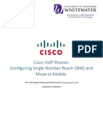 Cisco Single Number Reach and Move to Mobile
