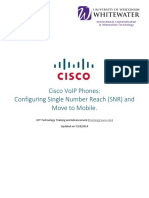 Cisco Single Number Reach and Move To Mobile