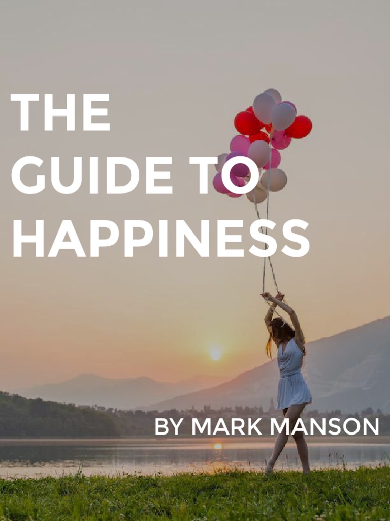 Happiness Mark Manson Happiness Self Help Self