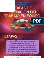 Etapas de Formación Del Trabajo en Equipo