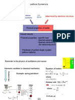 Lattice Dynamics