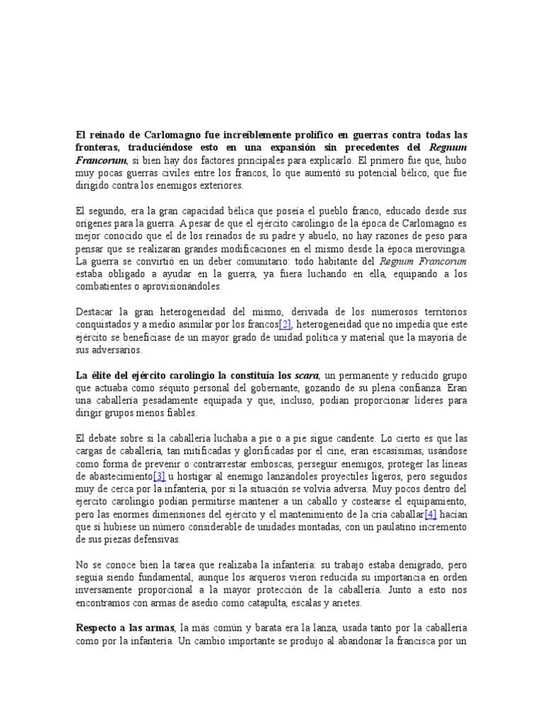 El Reinado de Carlomagno | PDF | Carlomagno | Edad Media Temprana