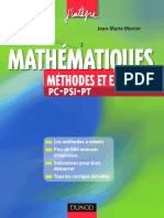 Mathematiques Methodes Et Exercices PC Psi PT