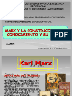 Marx y La Construcción Del Conocimiento