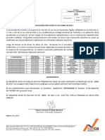 Notificación Por Aviso N° 012 Abril de 2017