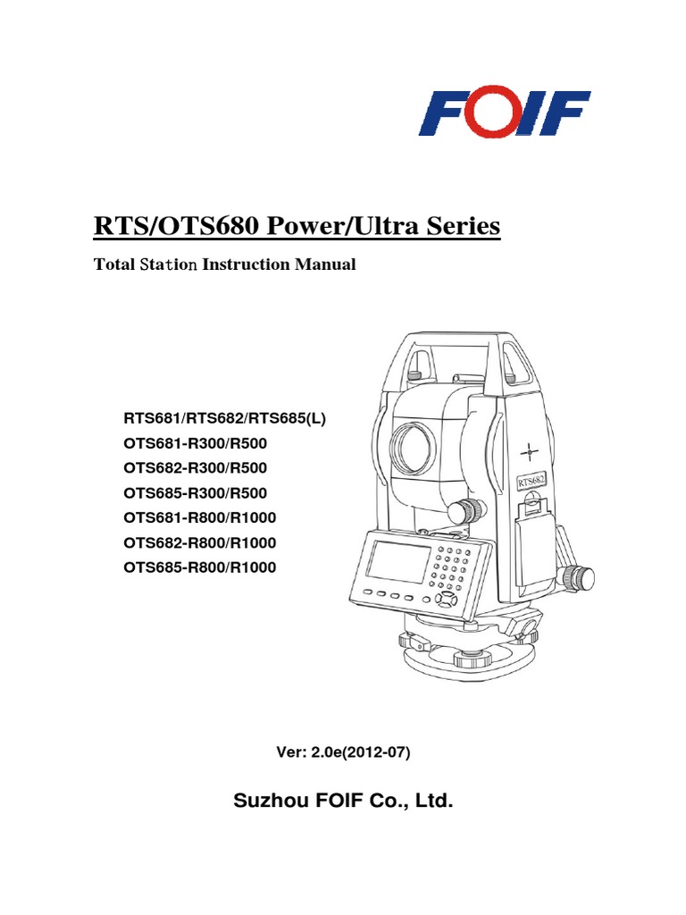 Foif Survey Manual Download