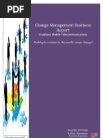 Download Change Management Business Report on Vodafone  by Karthick Shanmugam SN34833730 doc pdf