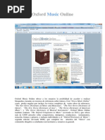 Oxford Music Online Guia Uso