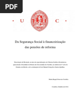 Da Segurança Social a Financeirizacao