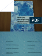 Manuel de Procedimientos de Anatomia Patologica PDF