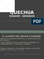 QUECHUA 1ra. Clase