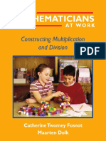 Young Mathematicians at Work Constructing Multiplication and Division PDF